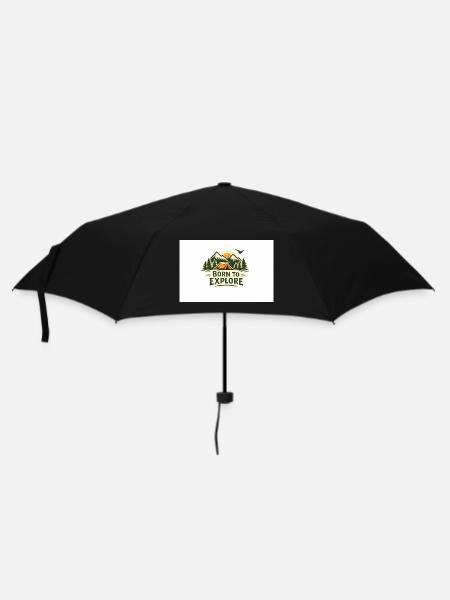 Born to Explore Outdoor Adventures - Umbrella (small) - black