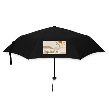 tropic like it's hot - Regenschirm (klein) - Schwarz - Vorne