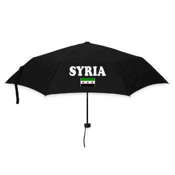Drapeau de la Syrie - Parapluie standard - noir - Devant