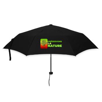 Préservons la nature - Parapluie standard - noir - Devant