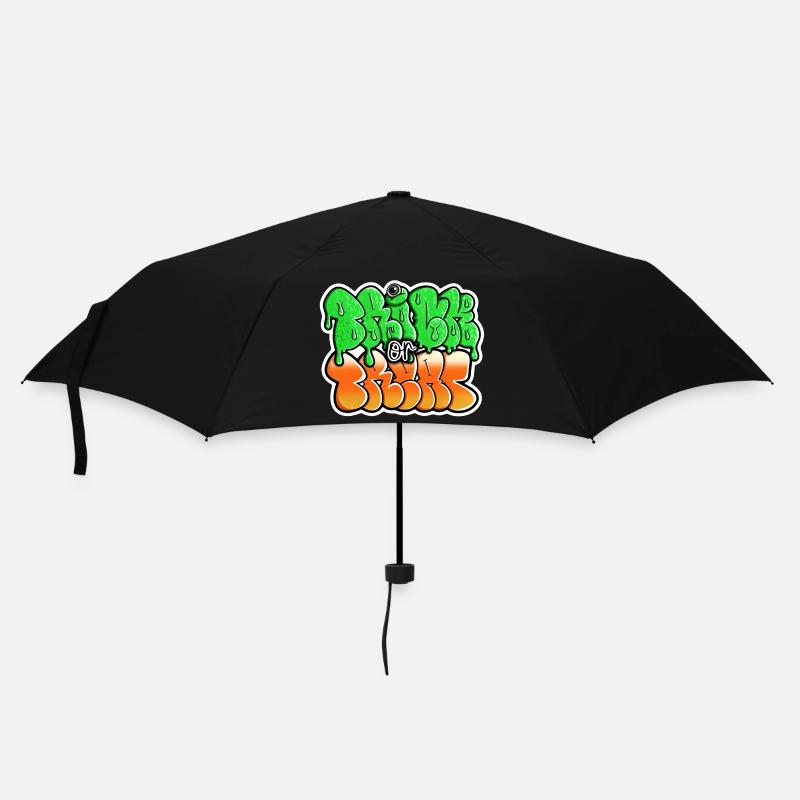 truc ou traiter le motif d’Halloween - Parapluie standard - noir