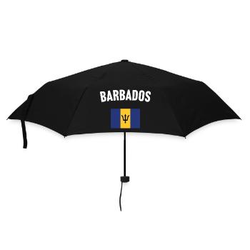 Barbados Flag - Umbrella (small) - black - Front