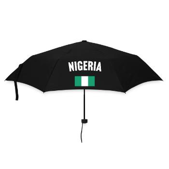Drapeau du Nigeria - Parapluie standard - noir - Devant