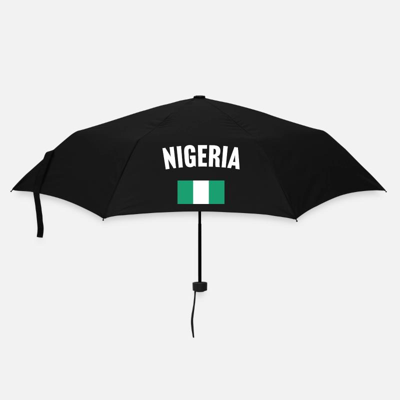 Nigeria Flag - Umbrella (small) - black