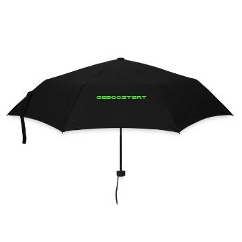 geboostert neongrün - Regenschirm (klein) - Schwarz - Vorne