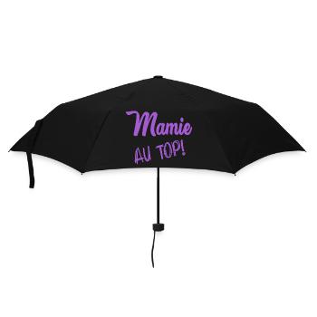 MAMA. OMA - Regenschirm (klein) - Schwarz - Vorne