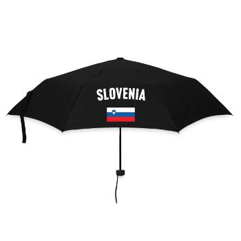 Slovenia Flag - Umbrella (small) - black - Front