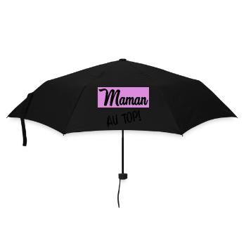 MAMA - Regenschirm (klein) - Schwarz - Vorne