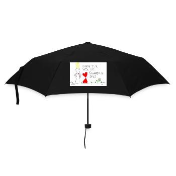 Dinge tun, weil sie schwierig sind. - Regenschirm (klein) - Schwarz - Vorne