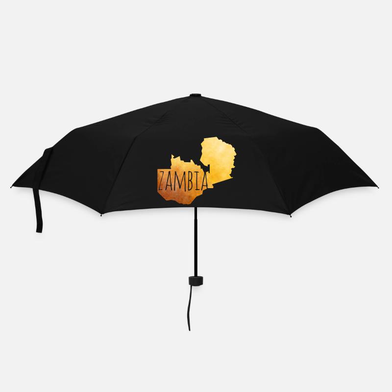 Zambia - Regenschirm (klein) - Schwarz