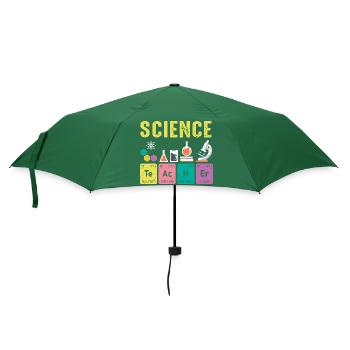 Science Teachers Regular Elements - Umbrella (small) - bottlegreen - Front