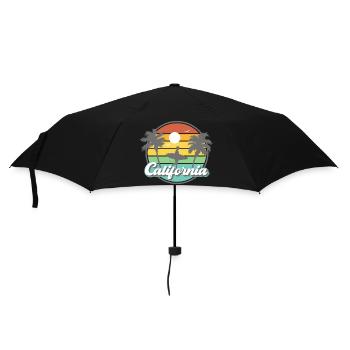 California Retro Surfer Palm Beach Vacances - Parapluie standard - noir - Devant