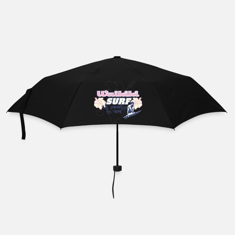 surf the paradise - Umbrella (small) - black
