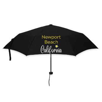 Newport Beach California - Parapluie standard - noir - Devant