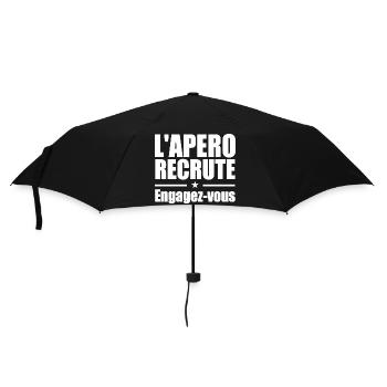 L'apéro recrute Engagez-vous - Parapluie standard - noir - Devant