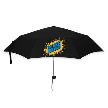 fight like ukrainians quote - Umbrella (small) - black - Front