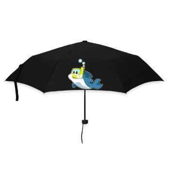Dolphin Diver Snorkel Diving - Umbrella (small) - black - Front
