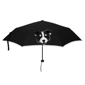 Propriétaire de chien Border Collie Amoureux des chiens - Parapluie standard - noir - Devant