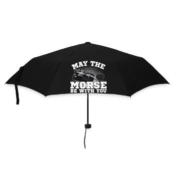 Mortier Radio Radioamateur Radio Morse - Parapluie standard - noir - Devant