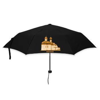 Königsee Church Berchtesgaden Bavaria Schönau - Umbrella (small) - black - Front