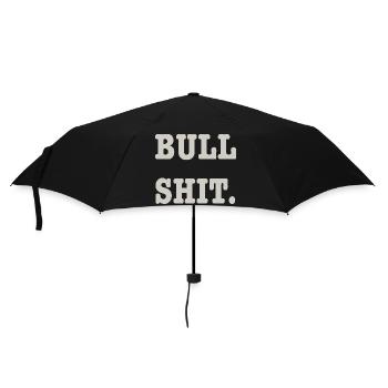 bullshit - Umbrella (small) - black - Front