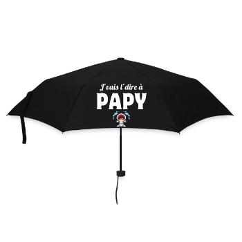 papy, grand-père, papi, j'vais le dire - Parapluie standard - noir - Devant