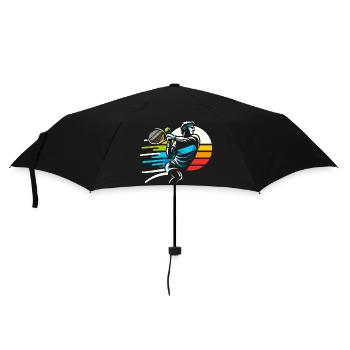 Tennisman - Parapluie standard - noir - Devant