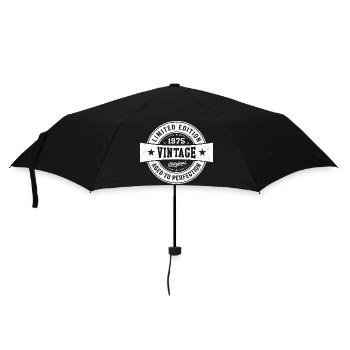 Rétro 1975 Anniversaire 1975 Cadeau 1975 Vintage - Parapluie standard - noir - Devant