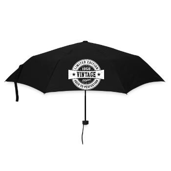 Retro 1958 Birthday 1958 Vintage Gift - Umbrella (small) - black - Front