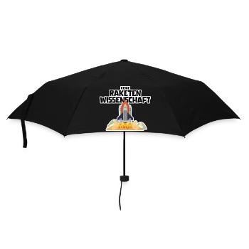 Raketenwissenschaft Spruch - Regenschirm (klein) - Schwarz - Vorne