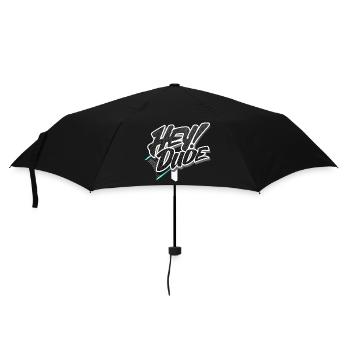 hey Kumpel - Regenschirm (klein) - Schwarz - Vorne