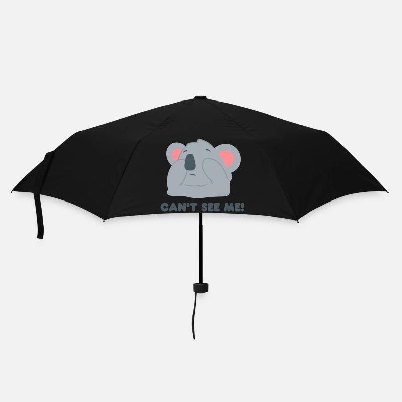 Koala Design "CAN ́T SEE ME" - Umbrella (small) - black