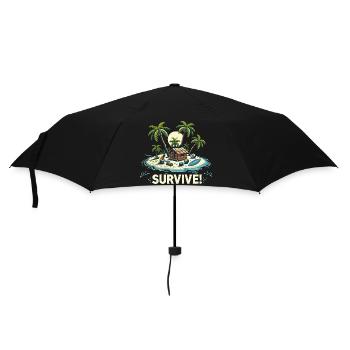 VACATION ON THE ISLAND - Umbrella (small) - black - Front