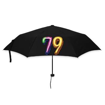 79 Number Comic - Umbrella (small) - black - Front