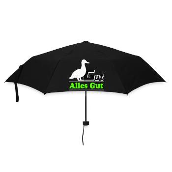 Dicton amusant de fête, canard bon tout bon - Parapluie standard - noir - Devant