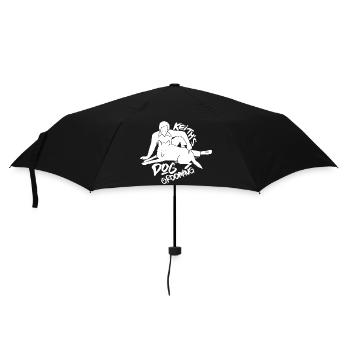Keiths Hundepflege - Regenschirm (klein) - Schwarz - Vorne