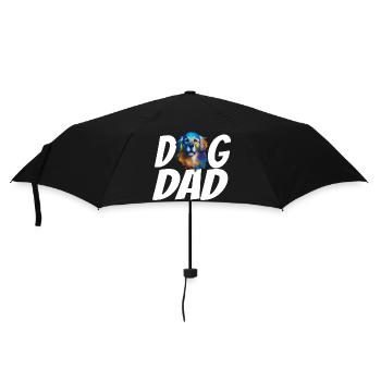 Golden Retriever Love Watercolor Art for Dog Dad - Umbrella (small) - black - Front