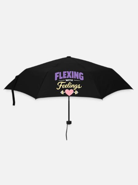 Anime Strong Girl Taking The Force In - Umbrella (small) - black