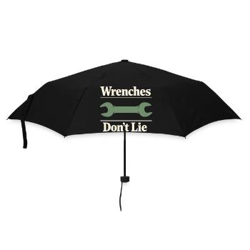 Tractor Mechanic Diesel Repair Tech - Umbrella (small) - black - Front