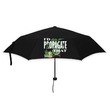 Je propage cette plante amoureuse - Parapluie standard - noir - Devant
