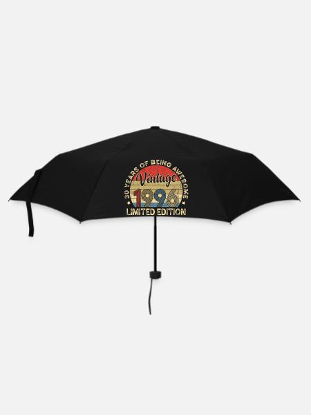 1996 Geburtstag 30 Dekoration Lustig 30 Geburtstag - Regenschirm (klein) - Schwarz