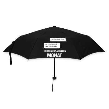 Tax office enters the chat - Umbrella (small) - black - Front