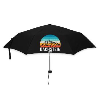 Dachstein Ramsau Autriche Coucher de soleil rétro - Parapluie standard - noir - Devant