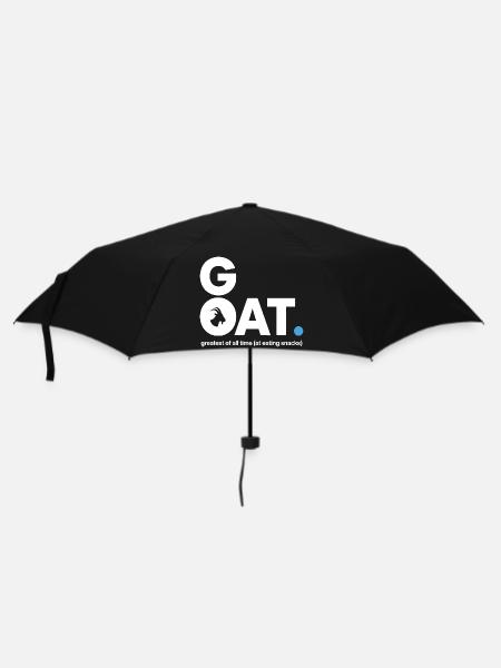 GOAT Snack Spruch - Regenschirm (klein) - Schwarz