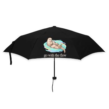 Go With The Flow Otter Duo - Umbrella (small) - black - Front