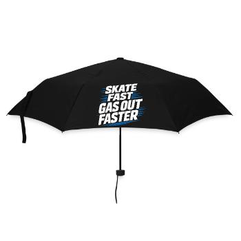 Beer League Hockey Funny Hockey Players Team Humor - Umbrella (small) - black - Front