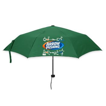 Chemistry Arrow-Push Design - Umbrella (small) - bottlegreen - Front