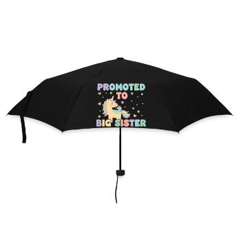 Révélation du sexe Baby Shower Grande Sœur Maman Papa - Parapluie standard - noir - Devant
