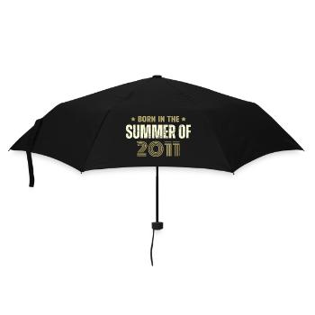 Millésime 2011 Cadeau D'anniversaire 2011 Vintage - Parapluie standard - noir - Devant