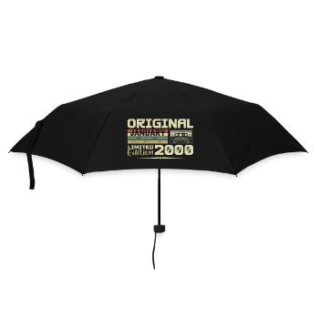 January 2000 | January 2000 Birthday Gift - Umbrella (small) - black - Front
